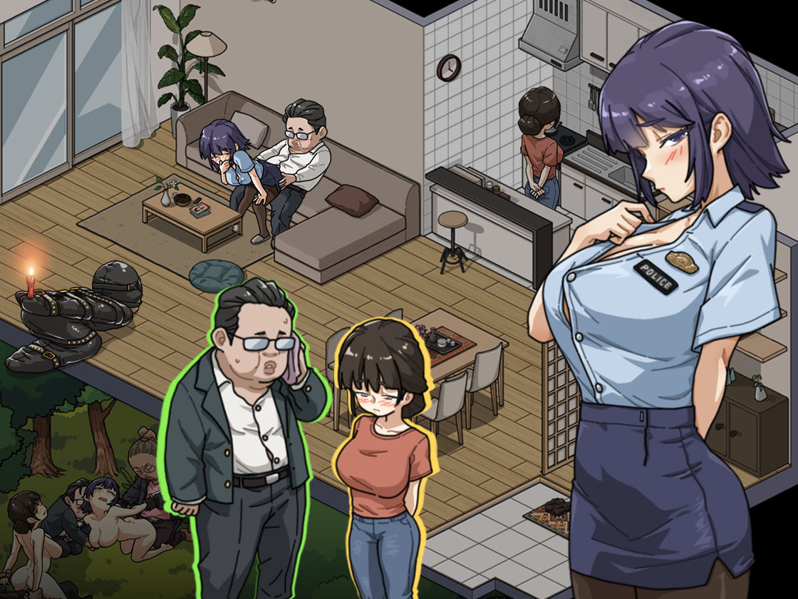 極道無頼EX:女警・鮎川光–処女が変態に変わる分かれ道  エロ画像2