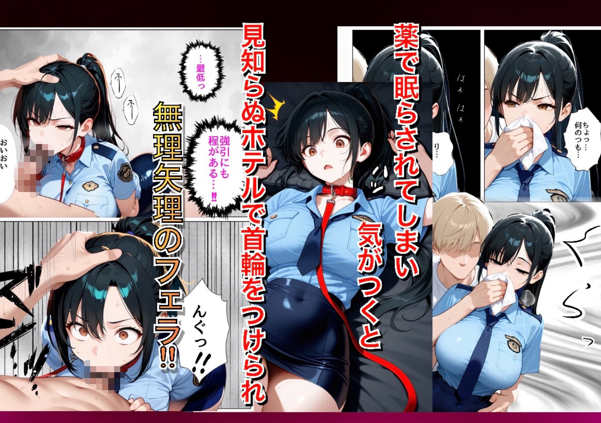 男嫌いな新卒警官を監×してマゾメス化させた結果  エロ画像4