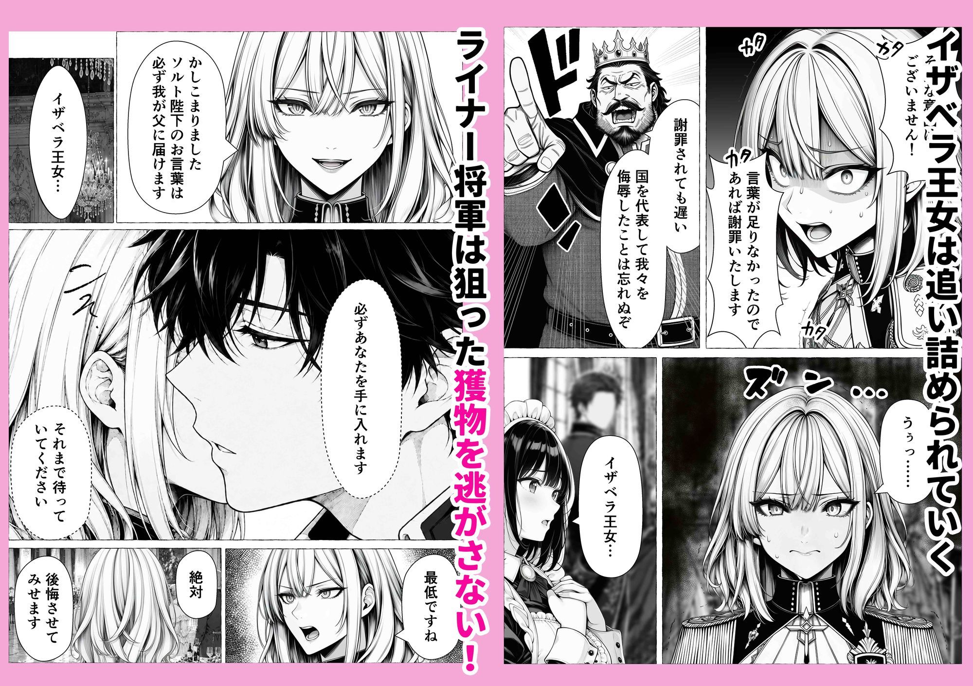 婚約者のいる敗戦国の王女が、信じた侍女に裏切られ気高い誇りごと男に堕とされるまで  エロ画像5