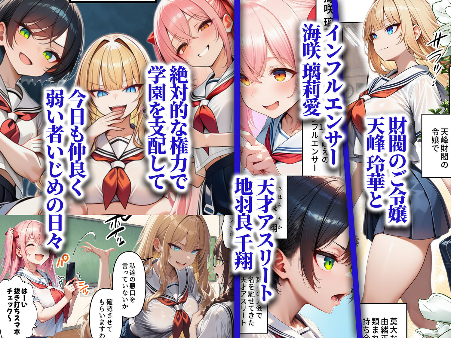 人質ライブ配信2 学園投票編 一軍女子がクラスのおもちゃ  エロ画像1